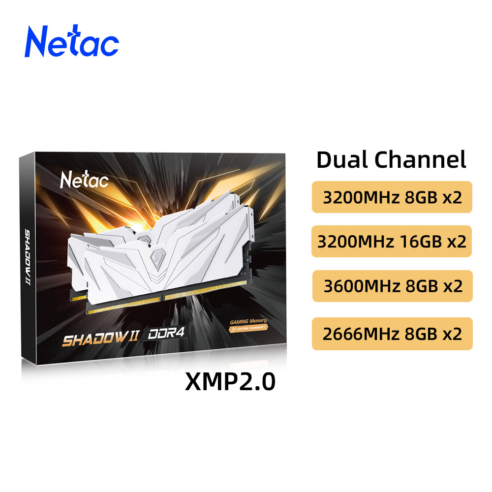 Ddr5 Rgb Ram - DDR4 8GBX2หน่วยความจำ Netac RAM DDR4 16GBX2
