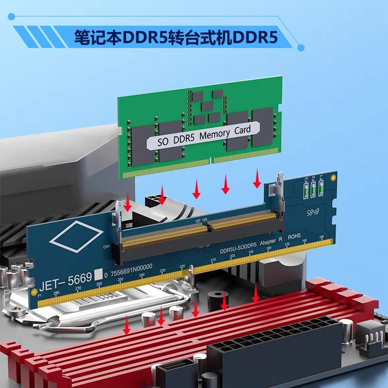 การ์ดอะแดปเตอร์ DDR3 DDR4 DDR5 - Ddr5 Laptop Ram บทวิจารณ์และราคา