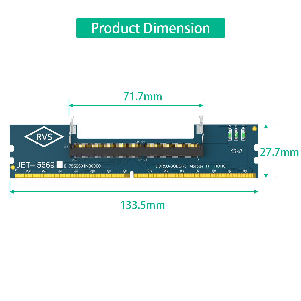 2PCS แล็ปท็อป DDR5 RAM ถึง SO  - Ddr5 Sodimm บทวิจารณ์และราคา