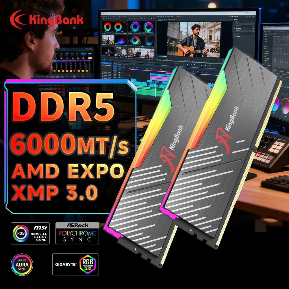 KingBank KRRB DDR5 RGB 16GB /1 - Ddr5 6000Mhz บทวิจารณ์และราคา